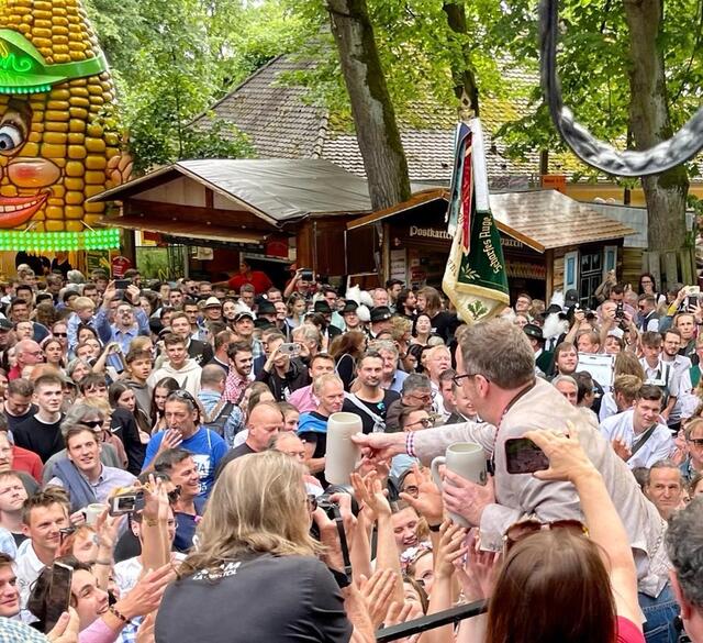 Eröffnung Erlanger Bergkirchweih 2022. | Foto: Peter Maskow
