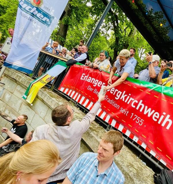 Eröffnung Erlanger Bergkirchweih 2022. | Foto: Peter Maskow