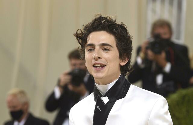 Timothée Chalamet bei der Benefizgala des Costume Institute des Metropolitan Museum of Art.  | Foto:  Evan Agostini/Invision via AP/dpa