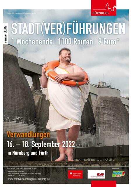 Plakatmotiv der Stadt(ver)führungen 2022.  | Foto: Stadt Nürnberg