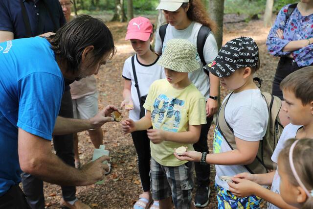 Der Rotary Club Erlangen-Ohm lud Kinder und Jugendliche aus der Ukraine an deren Unabhängigkeitstag zum Ferienspaß ins Walderlebniszentrum Tennenlohe. | Foto: Udo Dreier
