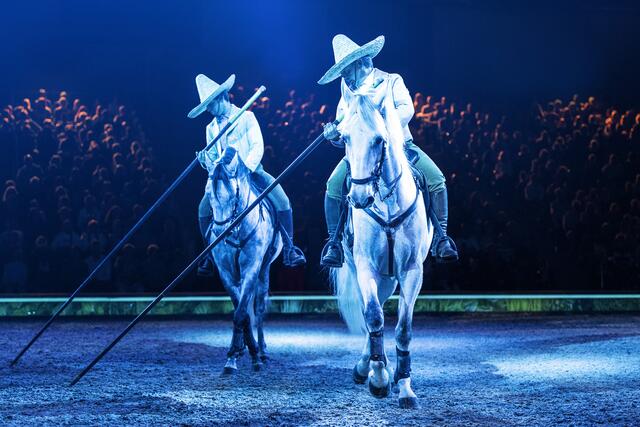 Equipe Sebastián Fernández mit Garrocha. | Foto: © Cavalluna
