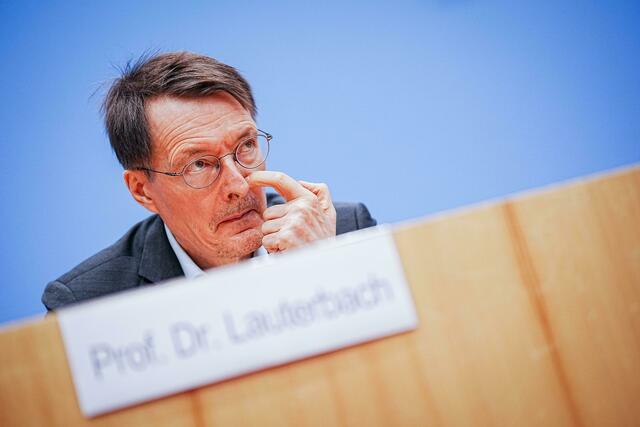 Karl Lauterbach (SPD), Bundesminister für Gesundheit. | Foto: Kay Nietfeld/dpa