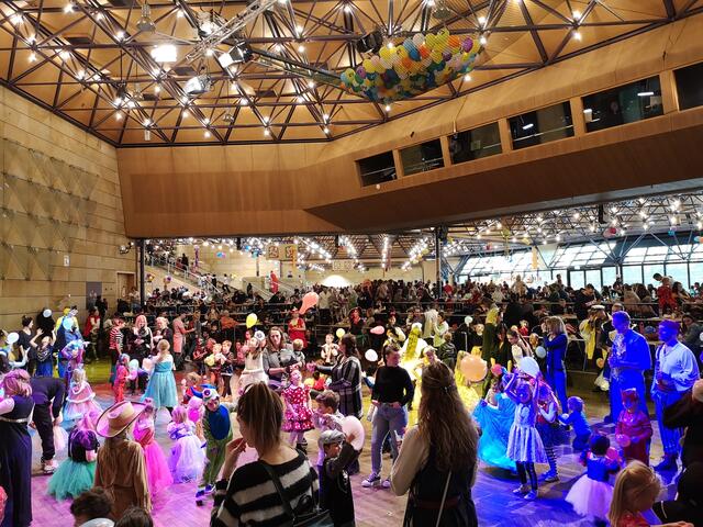 Kinderfasching "Abenteuer Afrika" in der Stadthalle Fürth, am 12. Februar 2023. Foto: Stadthalle Fürth