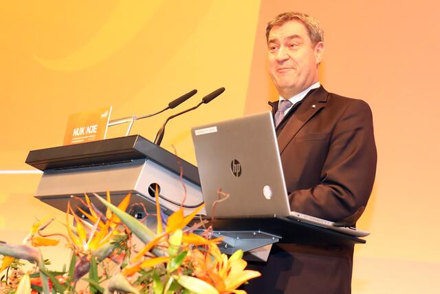 Der 19. Neujahrsempfang der mittelständischen Wirtschaft in der Nürnberg Messe. Foto: Udo Dreier
