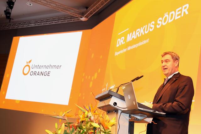 Der 19. Neujahrsempfang der mittelständischen Wirtschaft in der Nürnberg Messe. Foto: Udo Dreier