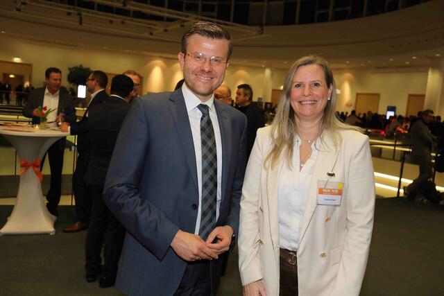 Der 19. Neujahrsempfang der mittelständischen Wirtschaft in der Nürnberg Messe. Foto: Udo Dreier