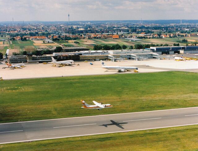 ATR 42 des NFD Anfang 1990er.  | Foto: Airport Nürnberg