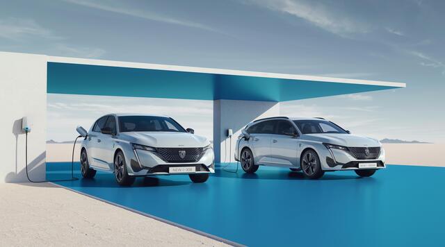 Peugeot e-308 und e-308 SW.
Foto: Autoren-Union Mobilität/Peugeot