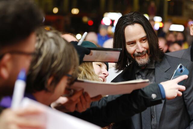 Keanu Reeves, Deutschlandpremiere JOHN WICK: KAPITEL 4. | Foto: LEONINE Studios / Sebastian Gabsch