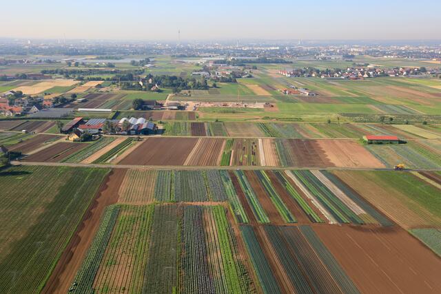 Nürnberger Knoblauchsland von oben gesehen.  | Foto: © Markus Mainka/stock.adobe.com