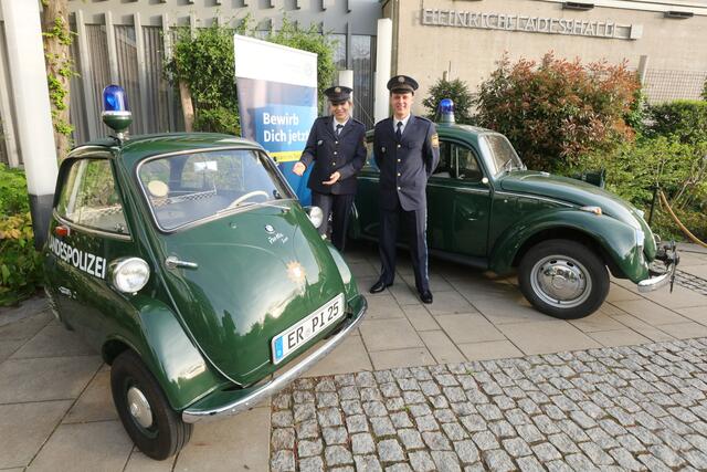 Was fürs Auge: Spannend-unterhaltsamer Blick in die facettenreiche Historie der Erlanger Polizei.
Foto: © Kurt Fuchs