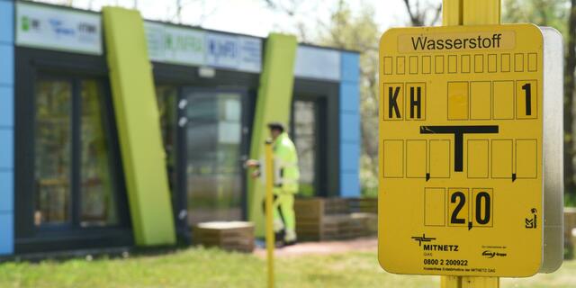 Wasserstoff soll im Zuge der Energiewende schrittweise Erdgas ersetzen. | Foto: Waltraud Grubitzsch/dpa