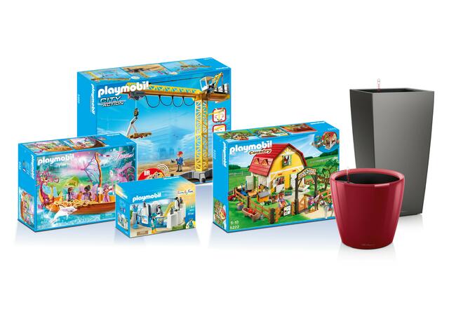 Die LECHUZA- und PLAYMOBIL-Produkte in unterschiedlichen Größen und zu verschiedenen Themen sind stark reduziert. | Foto: PLAYMOBIL