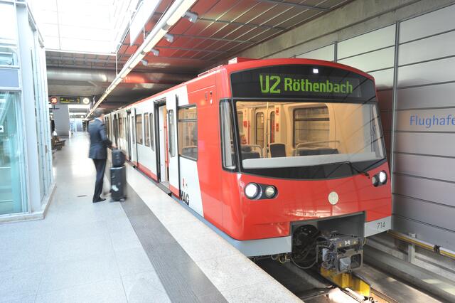 U-Bahnstation Nürnberg am Flughafen.  | Foto: VAG – Claus Felix