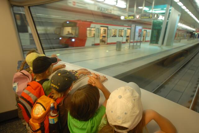 Kindergarten Lichtenau an der U-Bahnstation Maxfeld.  | Foto: VAG – Claus Felix