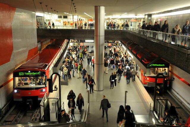 U-Bahnhof am Hauptbahnhof Nürnberg.  | Foto: VAG – Claus Felix