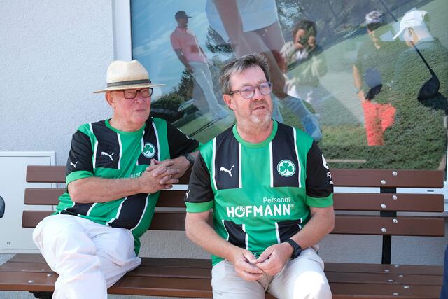 Starkes Team: Klaus Thurn und Sven Lehmann von der green benefit AG aus Fürth. | Foto: Business Fanklub Kleeblatt Fürth