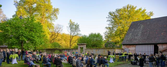 Abendserenade im Hof von Schloss Kugelhammer | Foto: Thomas Bärschneider