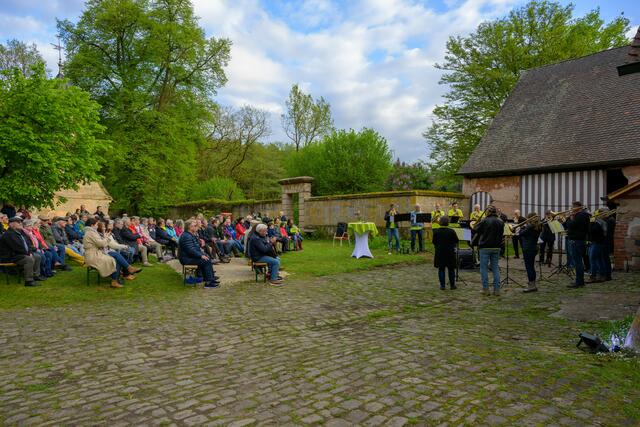 Abendserenade im Hof von Schloss Kugelhammer | Foto: Thomas Bärschneider
