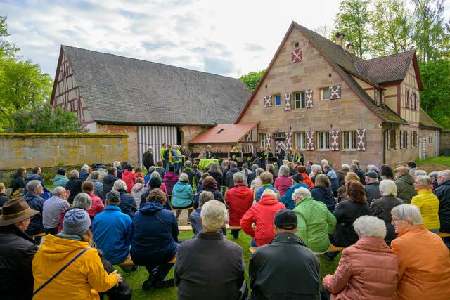 Abendserenade im Hof von Schloss Kugelhammer | Foto: Thomas Bärschneider