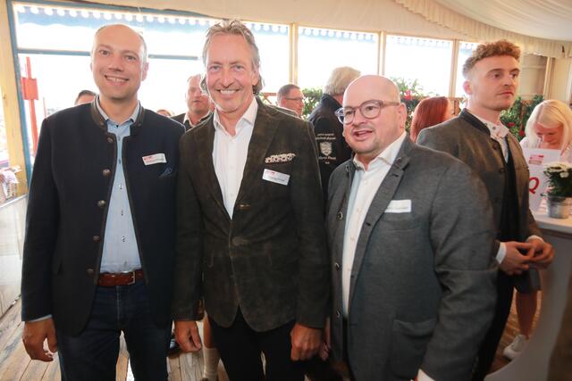 Foto: Impressionen vom Volksfest Stammtisch "Business meets Media" bei "Gigerlas" Lössel am 29. August 2023. Fotos: Jürgen Friedrich / Udo Dreier