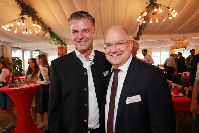 Foto: Impressionen vom Volksfest Stammtisch "Business meets Media" bei "Gigerlas" Lössel am 29. August 2023. Fotos: Jürgen Friedrich / Udo Dreier