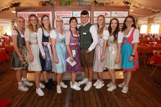 Foto: Impressionen vom Volksfest Stammtisch "Business meets Media" bei "Gigerlas" Lössel am 29. August 2023. Fotos: Jürgen Friedrich / Udo Dreier