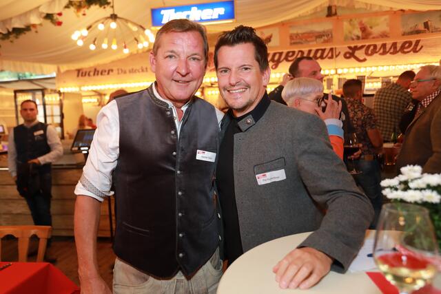 Foto: Impressionen vom Volksfest Stammtisch "Business meets Media" bei "Gigerlas" Lössel am 29. August 2023. Fotos: Jürgen Friedrich / Udo Dreier