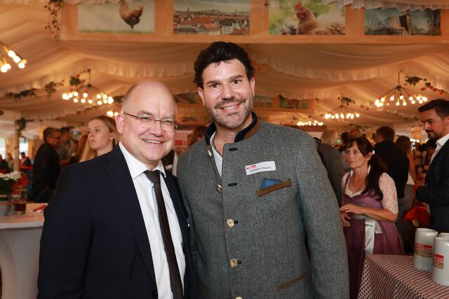 Foto: Impressionen vom Volksfest Stammtisch "Business meets Media" bei "Gigerlas" Lössel am 29. August 2023. Fotos: Jürgen Friedrich / Udo Dreier