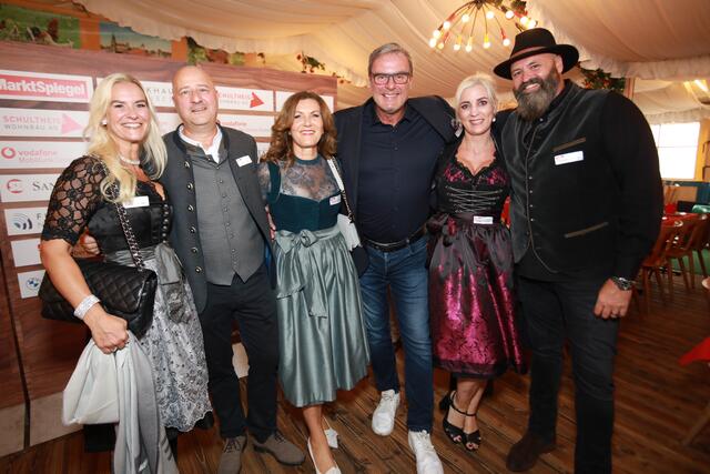 Foto: Impressionen vom Volksfest Stammtisch "Business meets Media" bei "Gigerlas" Lössel am 29. August 2023. Fotos: Jürgen Friedrich / Udo Dreier