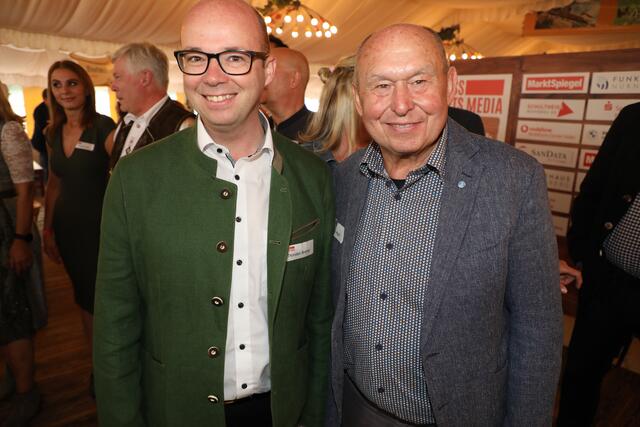 Foto: Impressionen vom Volksfest Stammtisch "Business meets Media" bei "Gigerlas" Lössel am 29. August 2023. Fotos: Jürgen Friedrich / Udo Dreier