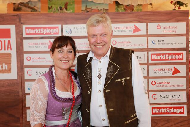 Foto: Impressionen vom Volksfest Stammtisch "Business meets Media" bei "Gigerlas" Lössel am 29. August 2023. Fotos: Jürgen Friedrich / Udo Dreier
