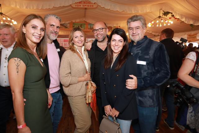 Foto: Impressionen vom Volksfest Stammtisch "Business meets Media" bei "Gigerlas" Lössel am 29. August 2023. Fotos: Jürgen Friedrich / Udo Dreier
