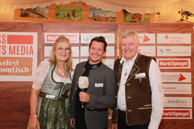 Foto: Impressionen vom Volksfest Stammtisch "Business meets Media" bei "Gigerlas" Lössel am 29. August 2023. Fotos: Jürgen Friedrich / Udo Dreier