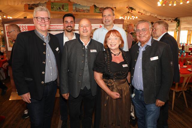Foto: Impressionen vom Volksfest Stammtisch "Business meets Media" bei "Gigerlas" Lössel am 29. August 2023. Fotos: Jürgen Friedrich / Udo Dreier
