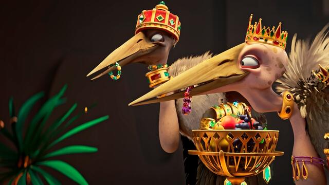 Das alte Marabu-Ehepaar Biba und Bubo | Foto: © 2023 Knudsen Pictures GmbH