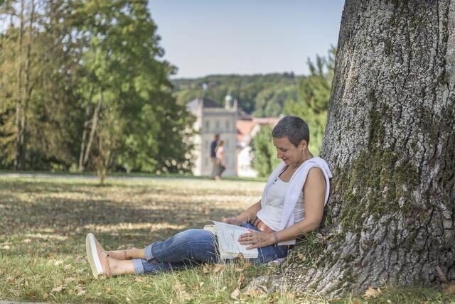 Auszeit im Hofgarten, Coburg | Coburg.Rennsteig.

 | Foto: © Coburg Marketing/Rainer Brabec
