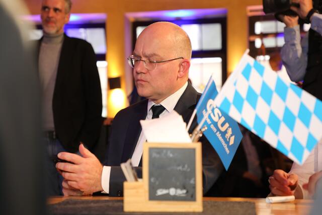 Wahlparty der Nürnberger CSU.  | Foto: Jürgen Friedrich