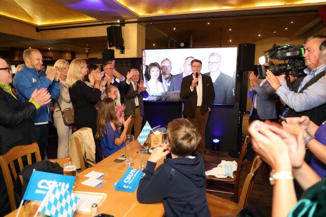 Wahlparty der Nürnberger CSU. 