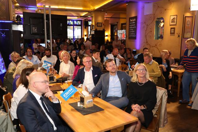 Wahlparty der Nürnberger CSU.  | Foto: Jürgen Friedrich