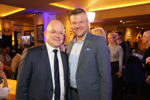 MdB Sebastian Brehm mit Nürnberger Oberbürgermeister Marcus König (r.).  | Foto: Jürgen Friedrich