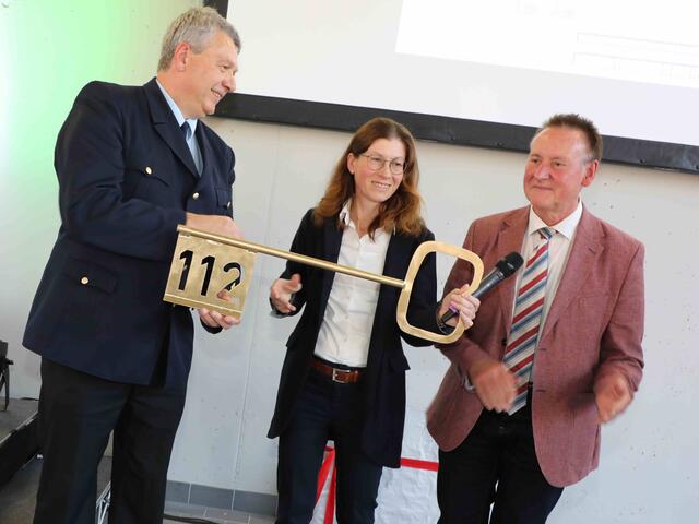 Foto: Udo Dreier.  Einweihung der neuen Feuerwache Fürth.