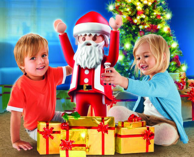 Der XXL-Weihnachtsmann von PLAYMOBIL: Ideal zum Spielen und Dekorieren. | Foto: PLAYMOBIL
