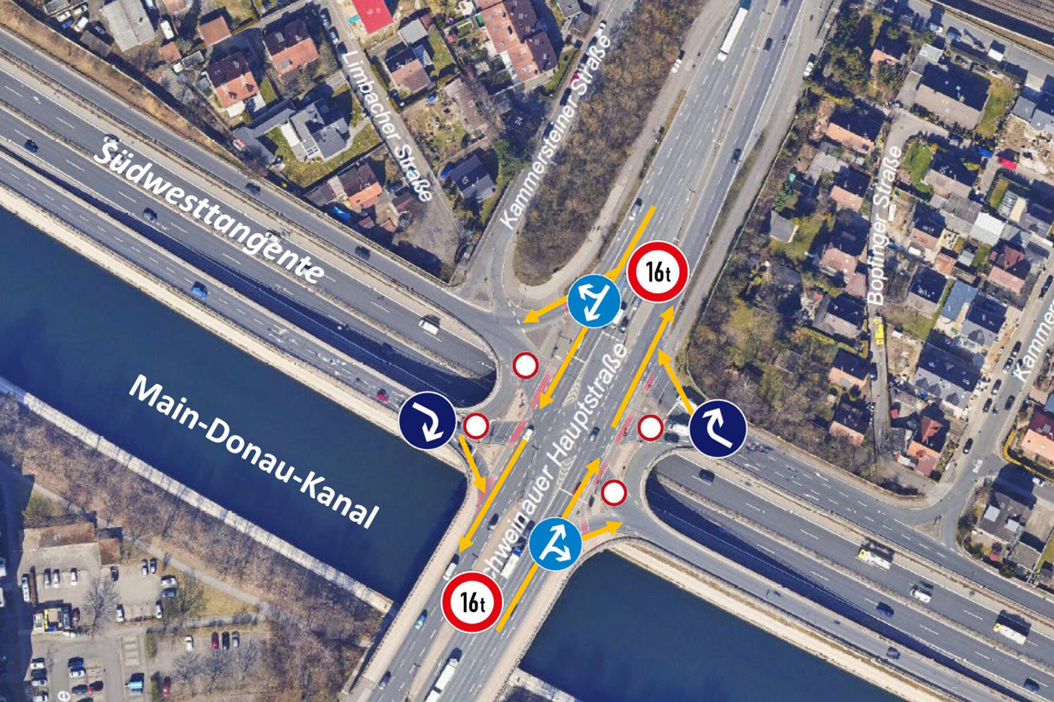 Auswirkungen auf VAGBusse Sperrung an der LudwigScholzBrücke Nürnberg