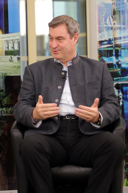 Beim Termin im Nürnberger Finanz- und Heimatministerium: Dr. Markus Söder (CSU). Er  ist seit 16. März 2018 Ministerpräsident. | Foto: Jürgen 