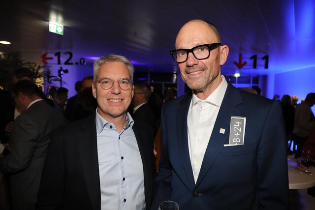 Dr. Christian Bühler, MittelstandsInvest Dr. Bühler GmbH, Zirndorf (li.) und Prof. Klaus Wübbenhorst (Metropolregion Nürnberg).