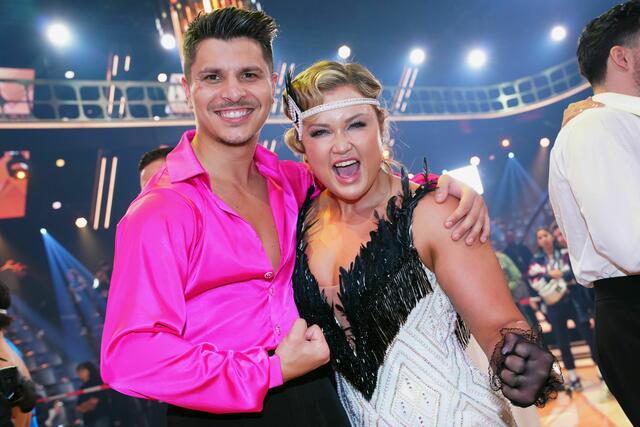 Alexandru Ionel und Sophia Thiel. | Foto: RTL / Stefan Gregorowius