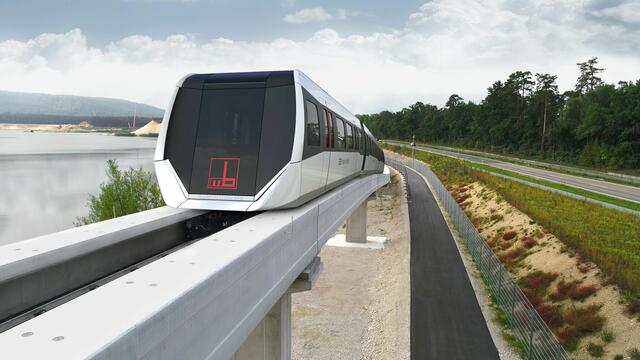 as Transport System Bögl auf der Teststrecke am Hauptsitz in Sengenthal. | Foto: Firmengruppe Max Bögl