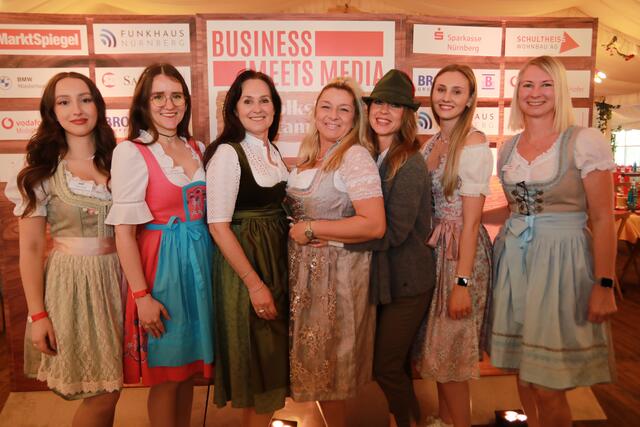 Impressionen von "Business meets Media" auf dem Nürnberger Frühlingsfest 2024.